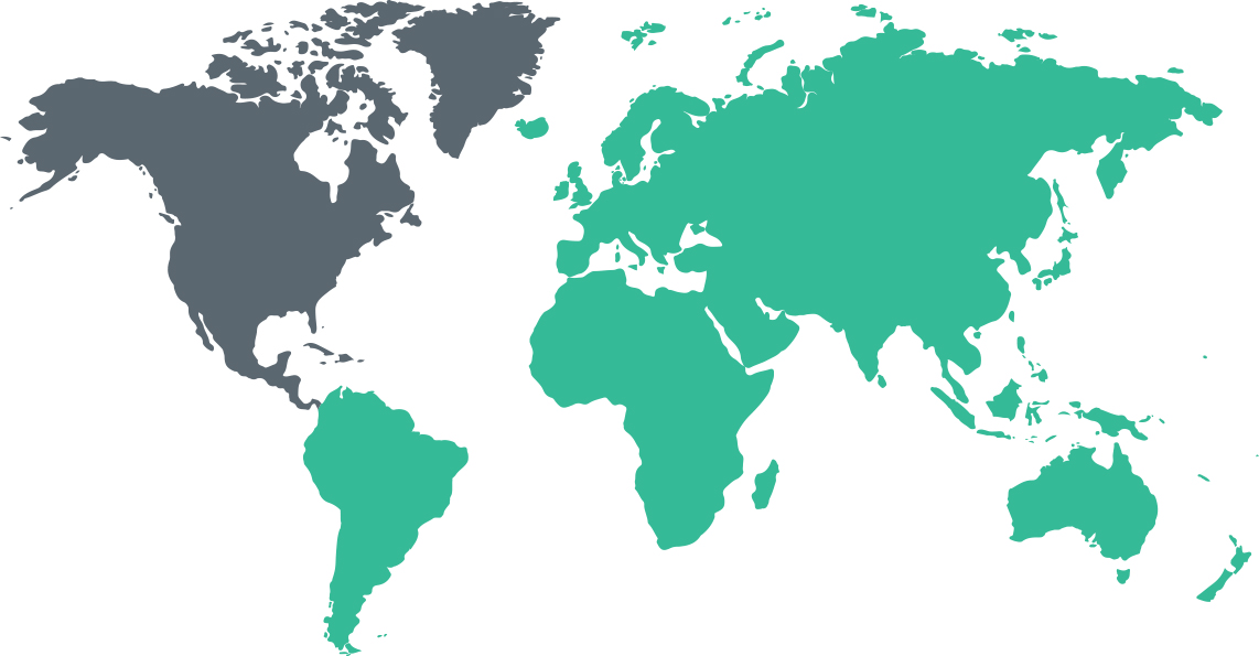 Rest of the world Map