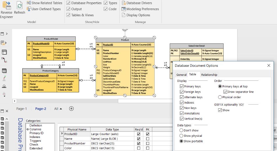 Database Reverse Engineering For Visio Pro Orbus Visio Blog